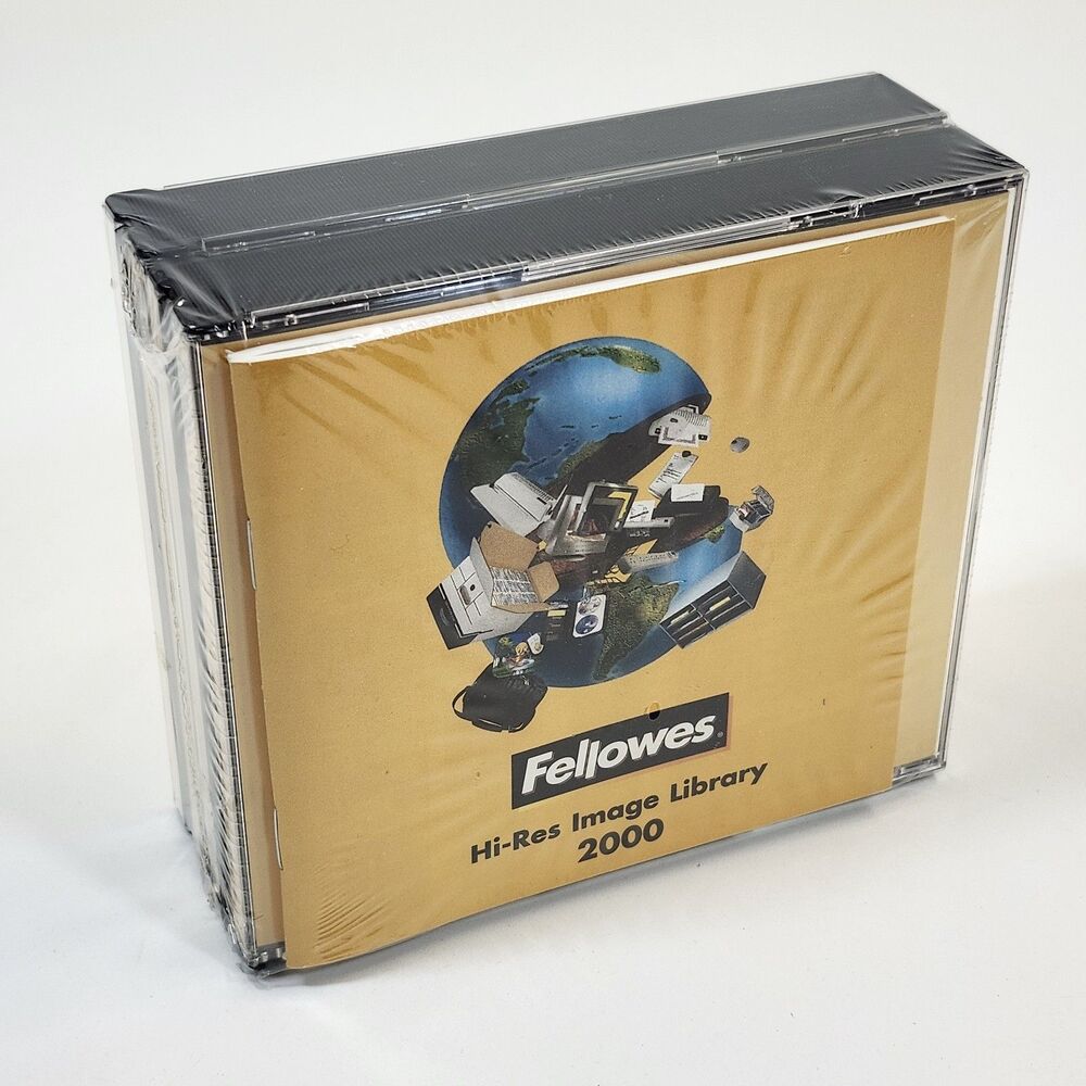 Fellowes Hi Res Image Library 2000 10 Disc CD Set Royalty Free Stock Photos NEW